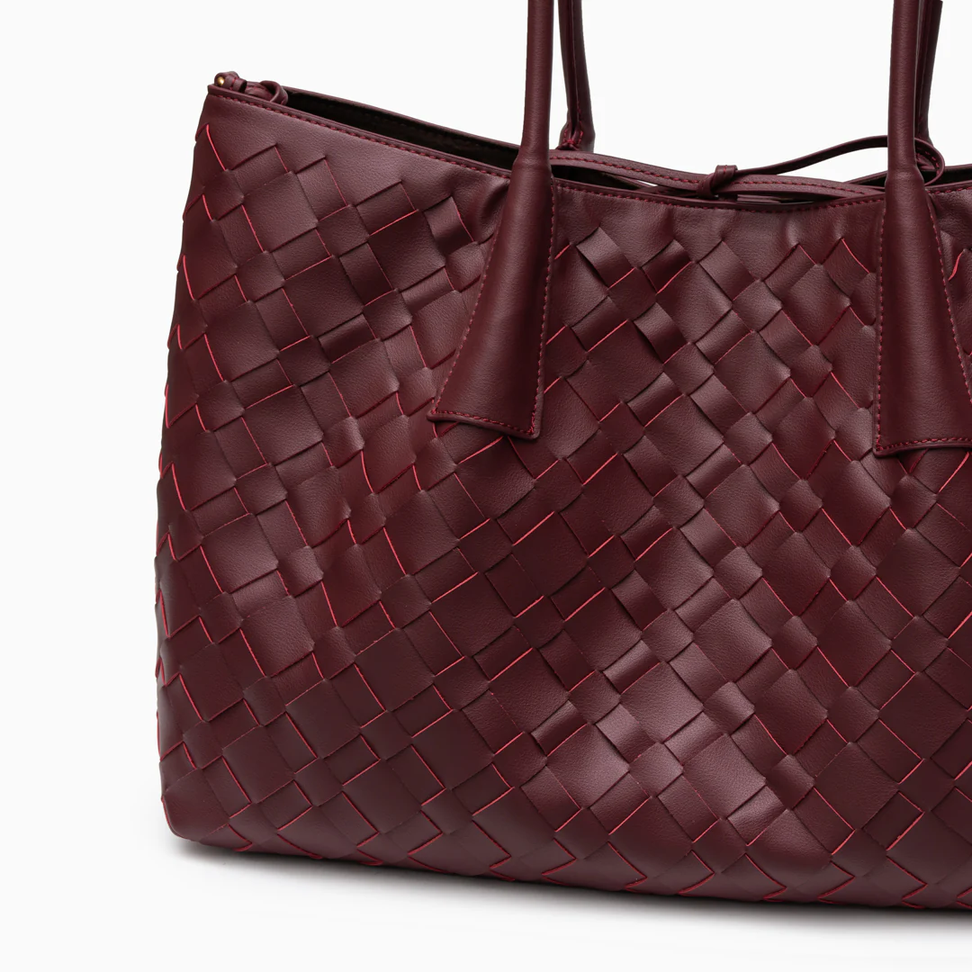 Ayla Woven Tote Bag - Image 8