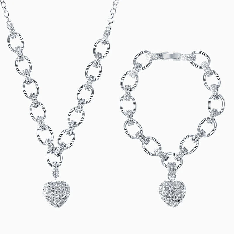The Hills Heart Pendant Jewelry Set - Image 5